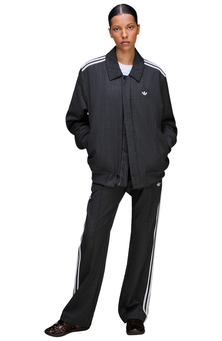 adidas x Wales Bonner Wool Blend Twill Jacket, Alternate, color, Dark Grey Heather