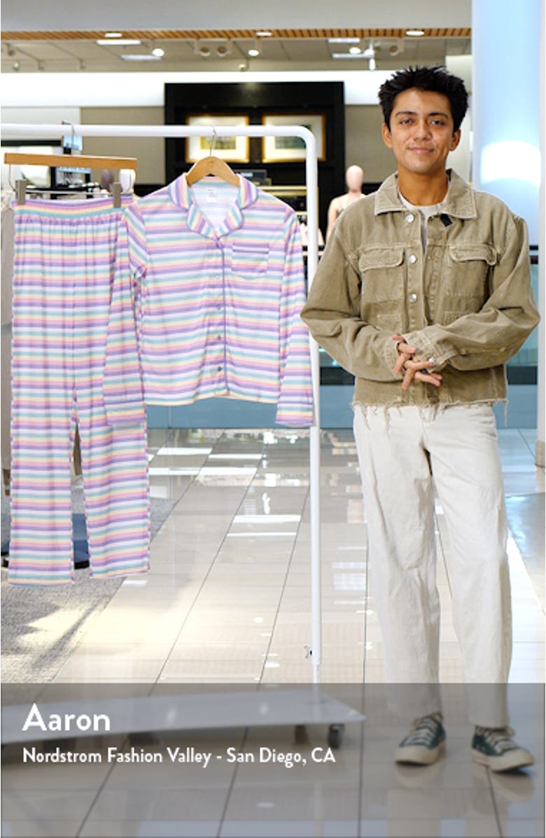 Kids' Piped Trim Two-Piece Pajamas, sales video thumbnail