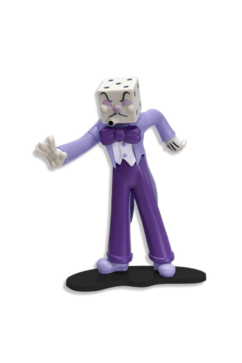 Cuphead Create-A-Figure 4-Inch Mini Figure | King Dice, Alternate, color, Purple