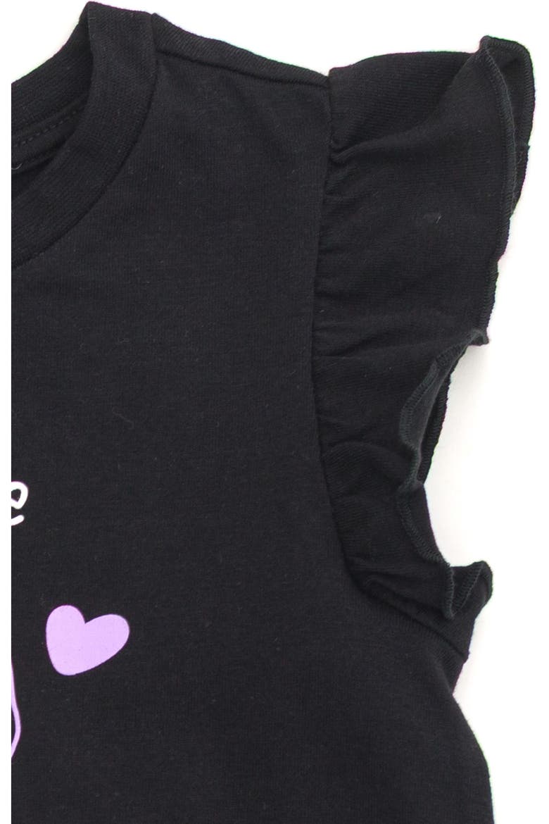 Nightmare Before Christmas Jack Skellington 2-Piece Sleeveless Top and Skirt Set, Alternate, color, Black Jack and Zero