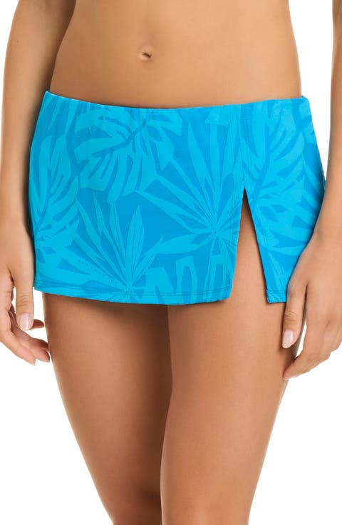 Skirted Hipster Swim Bottoms