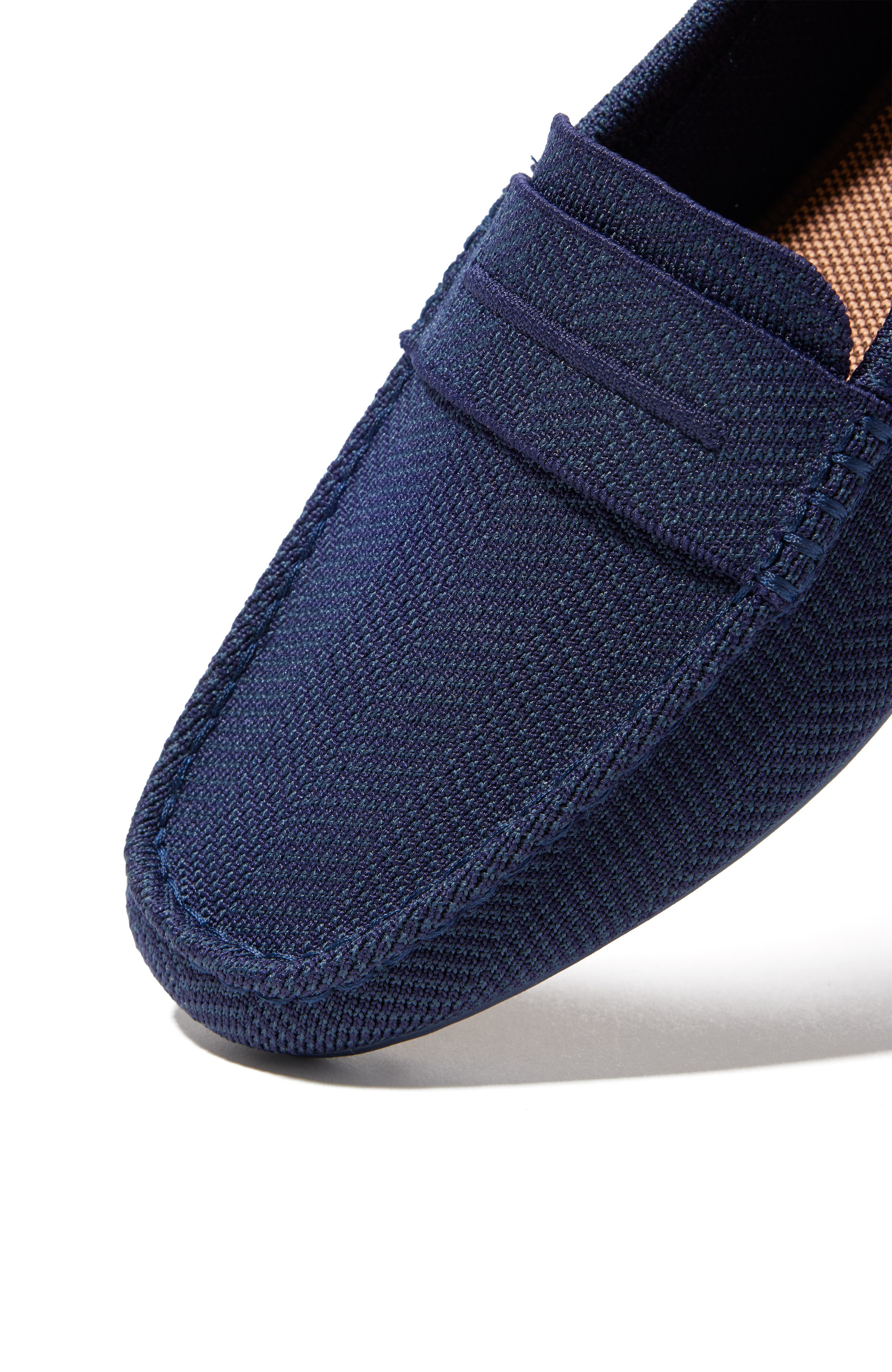 Rothy's The Driving Loafer, Alternate, color, Navy Herringbone