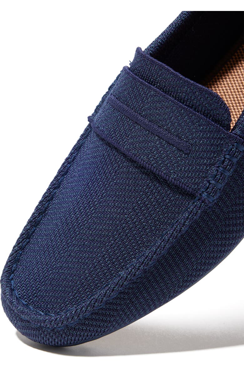 Rothy's The Driving Loafer, Alternate, color, Navy Herringbone