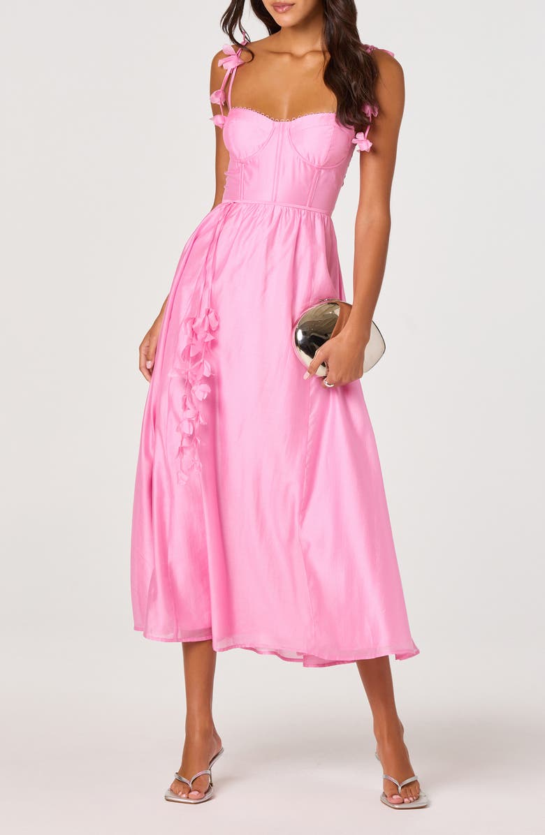 ASTR the Label Halcyon A-Line Dress, Alternate, color, Pink