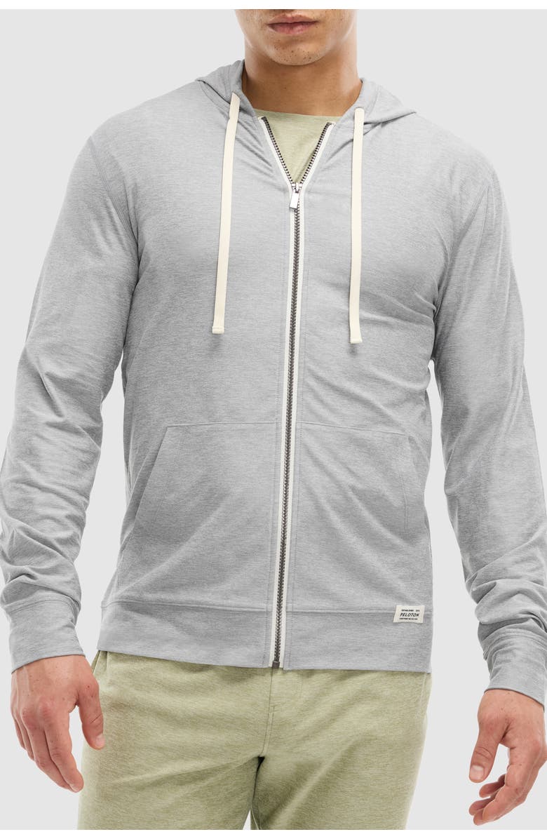 Peloton Dreamblend Full Zip, Main, color, Light Heather Grey