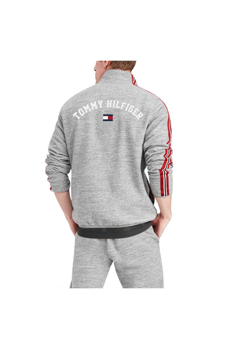 Tommy Hilfiger Men's Tommy Hilfiger Heathered Gray Atlanta Falcons Mario Quarter-Zip Jacket, Alternate, color, Heather Gray