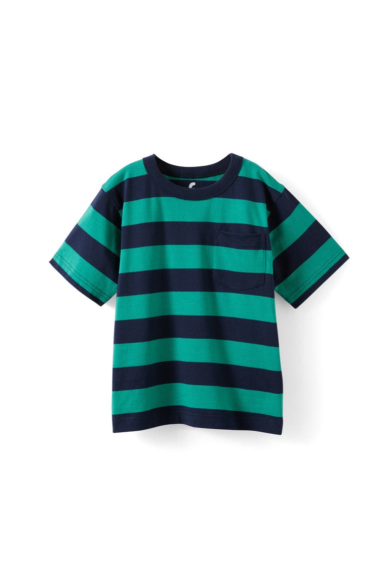 Kid's Essentials Short Sleeve Tee, Main, color, Squid Ink  English Ivy