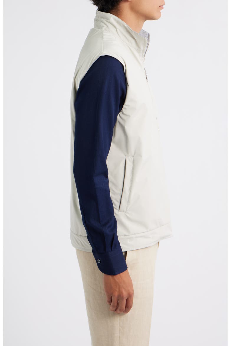 Reversible Insulated Resort Vest, Alternate, color, ECRU