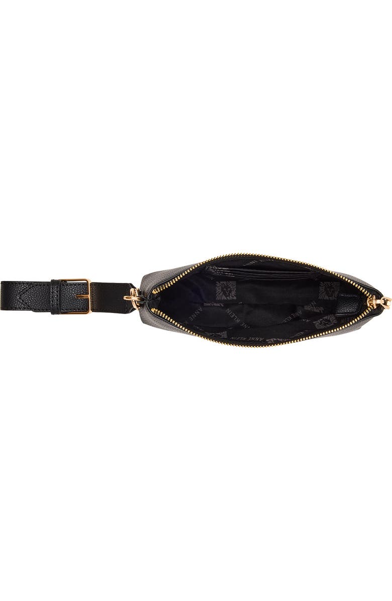 Anne Klein Large Wrist Pouch, Alternate, color, Black