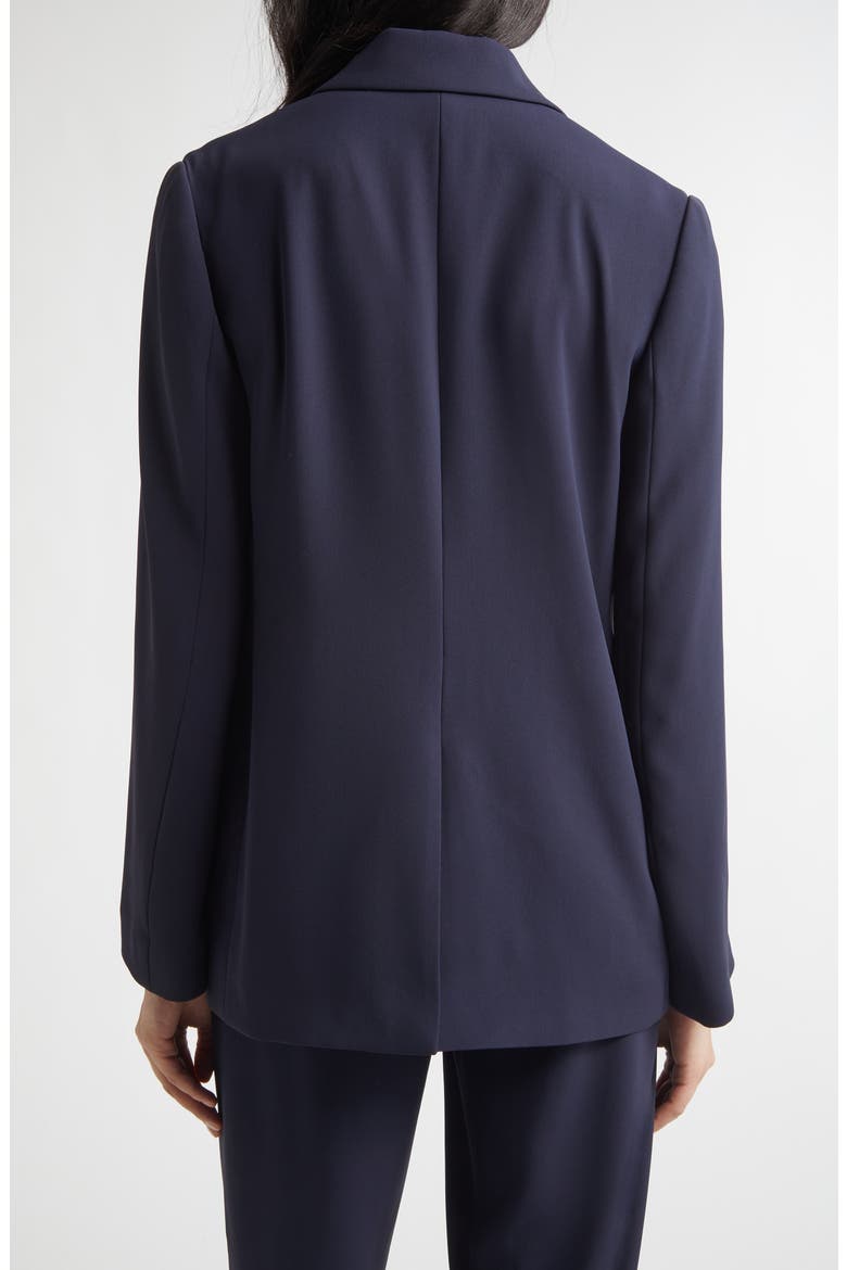 Double Breasted Crepe Blazer, Alternate, color, TWILIGHT NAVY