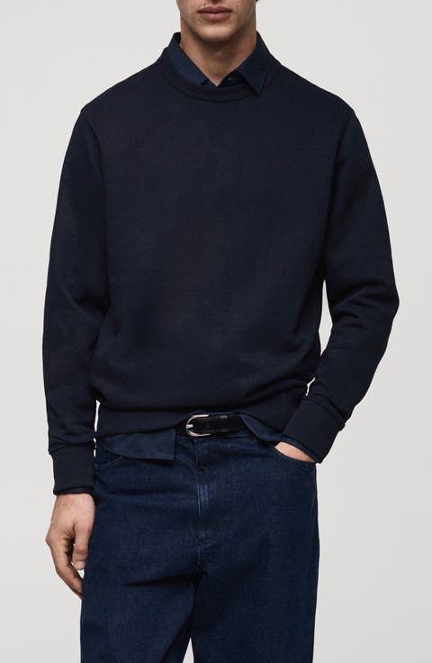 Regular Fit Cotton Blend Sweatshirt