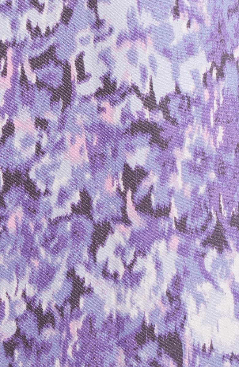 Cinq à Sept Hydrangea Center Ruched Midi Dress, Alternate, color, 