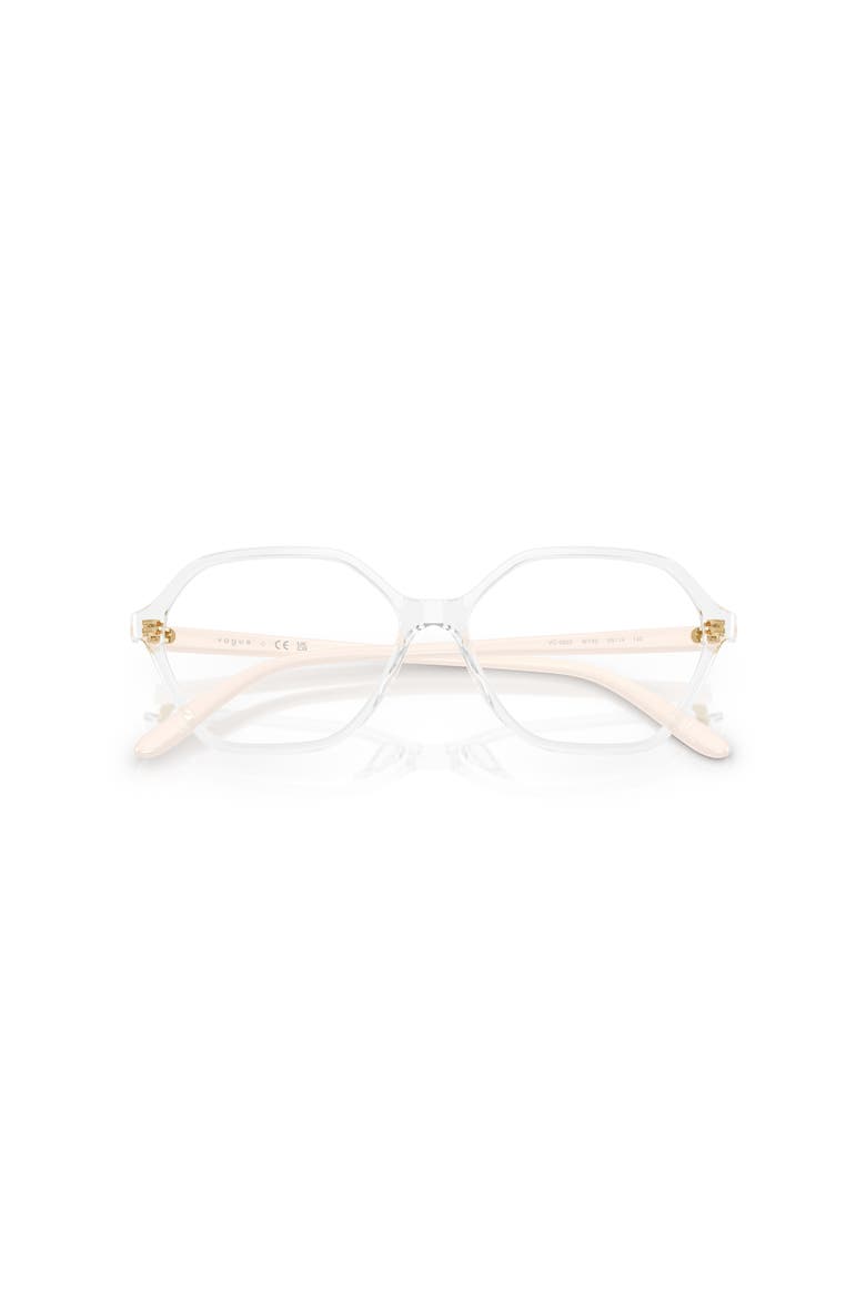 53mm Irregular optical glasses, Alternate, color, Transparent