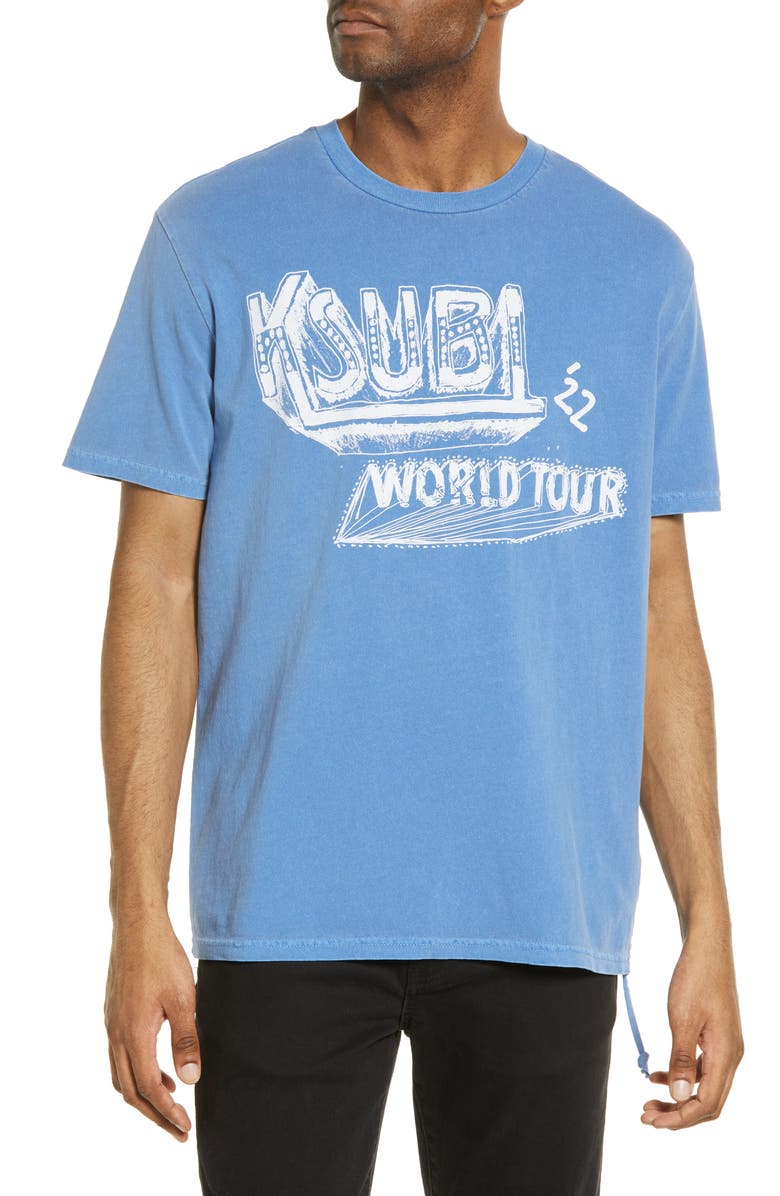 Ksubi Men's Cities Kash Atlantic Cotton Graphic Tee, Main, color, 