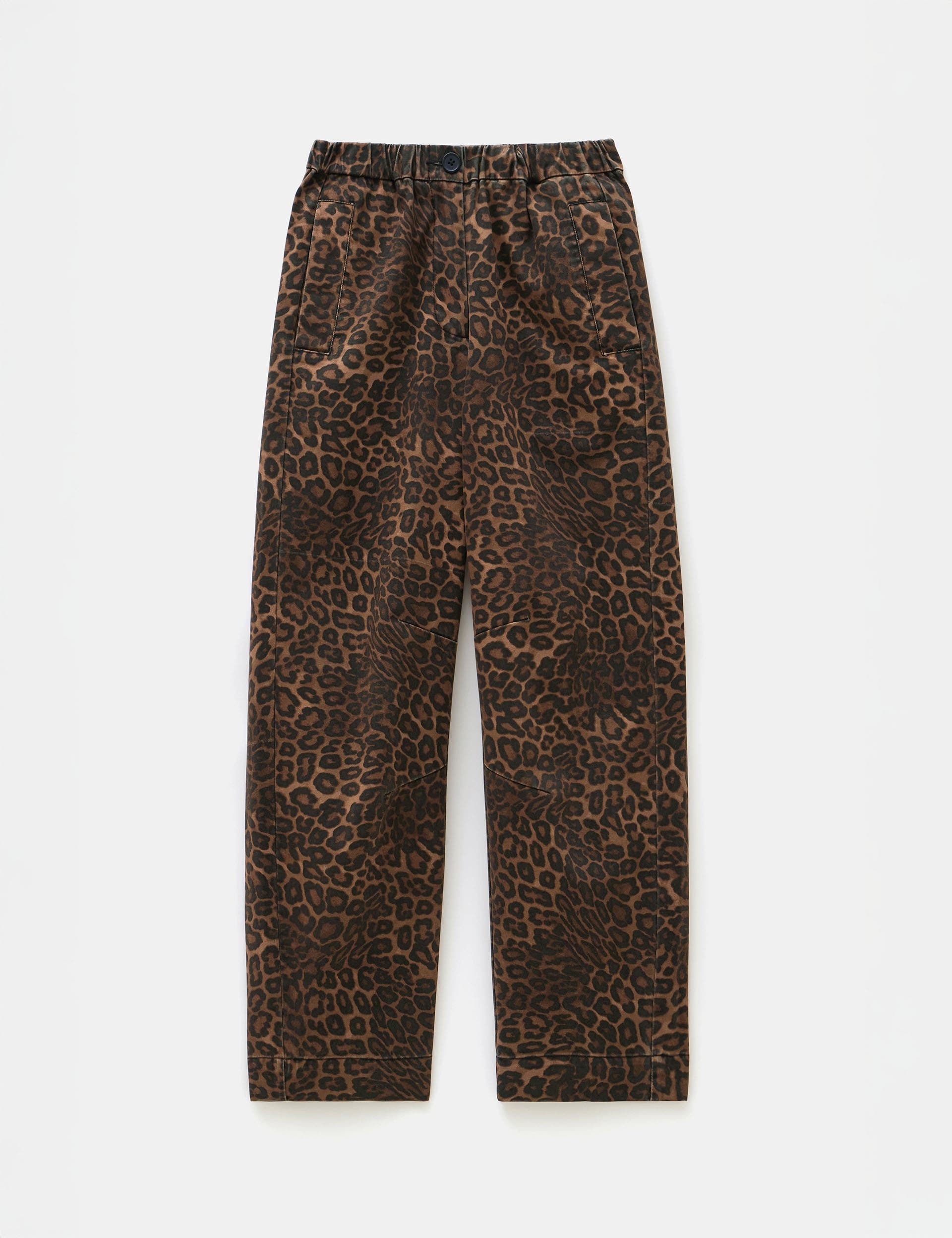 Jack Barrel Leg Pull On Cotton Pants - image 2