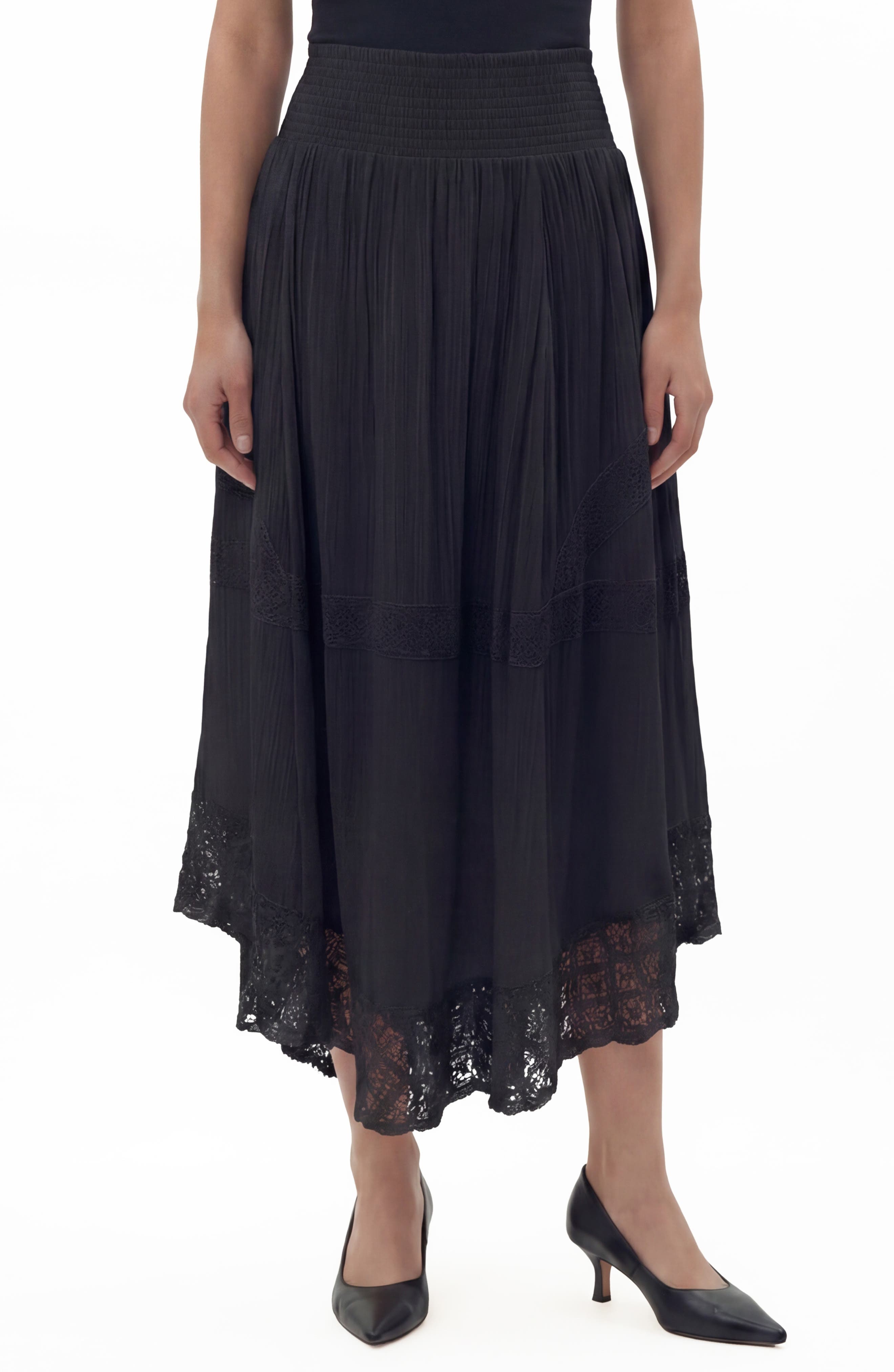 Love By Design Viola Lace Trim Skirt