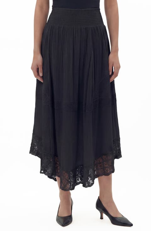 Viola Lace Trim Skirt