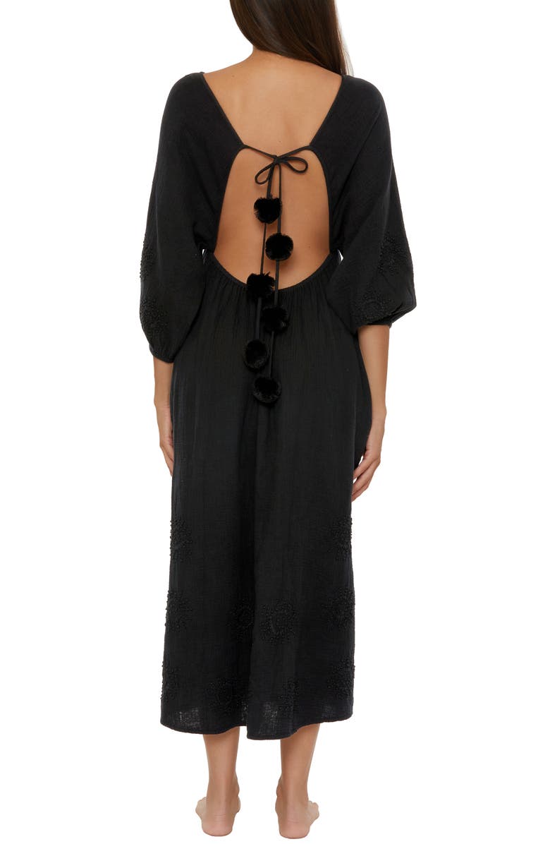 Trina Turk Serene Cotton Cover-Up Maxi Dress, Alternate, color,