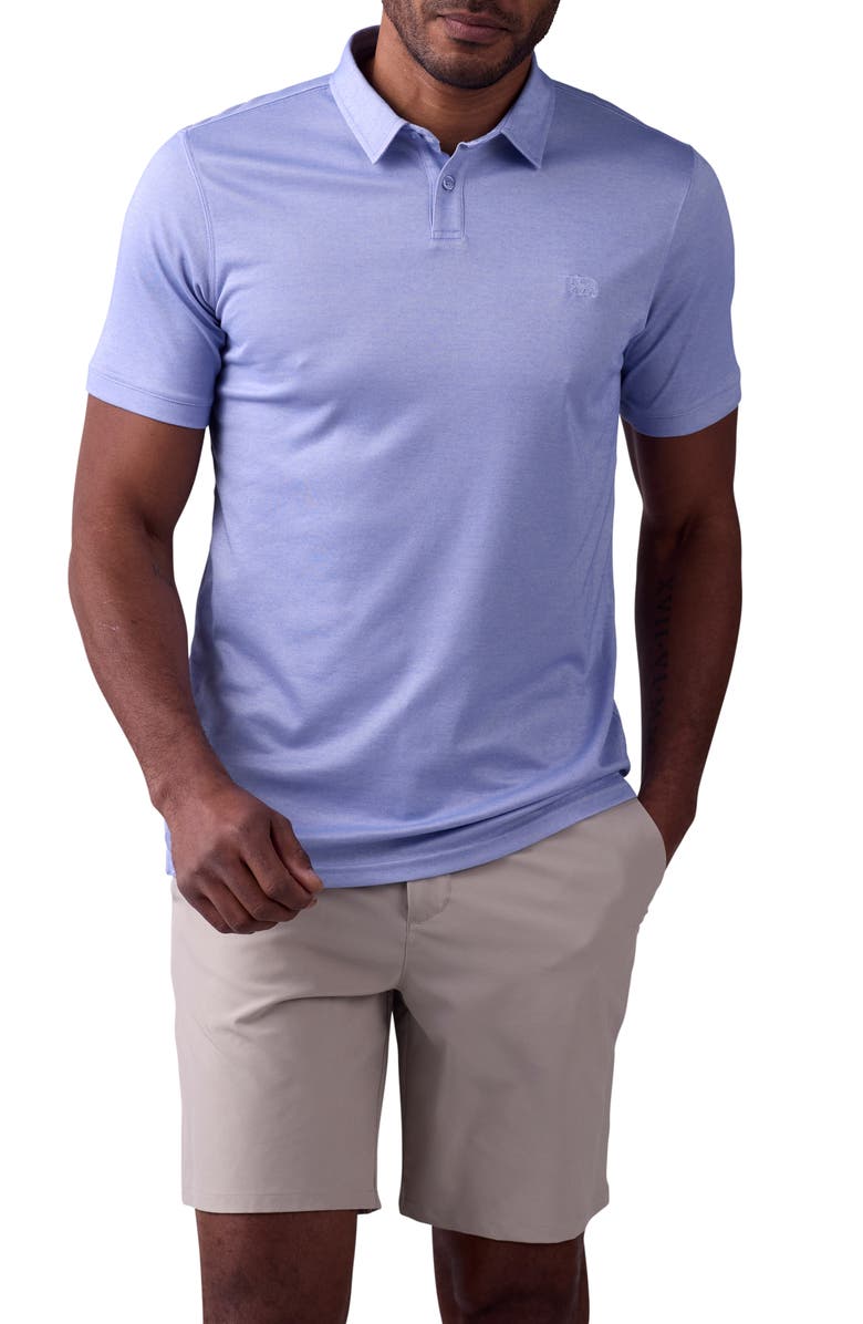 The Normal Brand Performance Piqué Polo, Main, color, Glacier