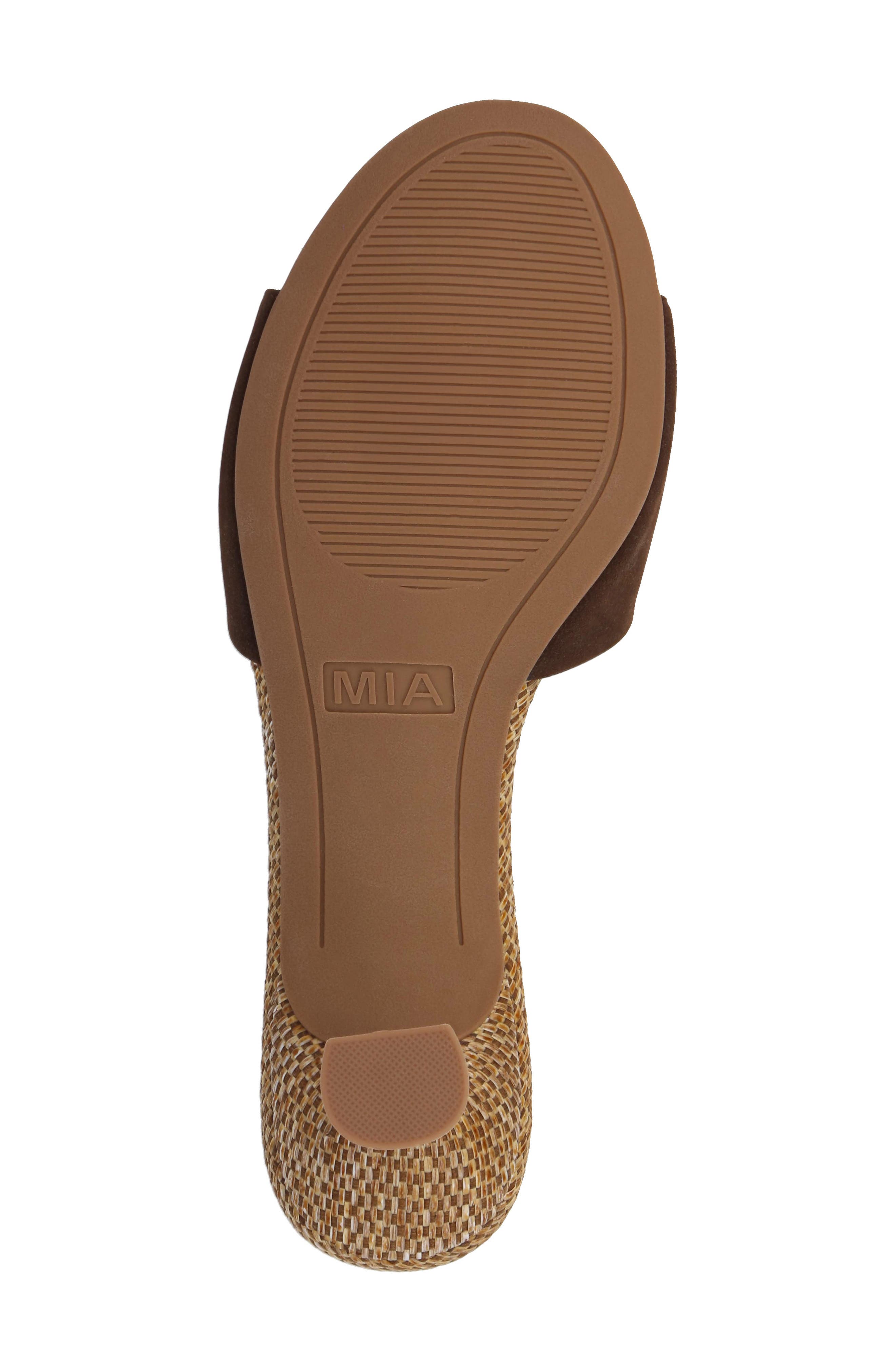 MIA Maiah Slide Sandal, Alternate, color, Chocolate