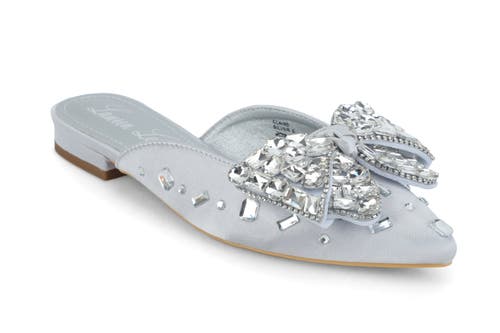 Lauren Lorraine Claire Slip-ons In Silver
