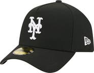 New Era Men's New Era Black New York Mets A-Frame 59FORTY Fitted Hat