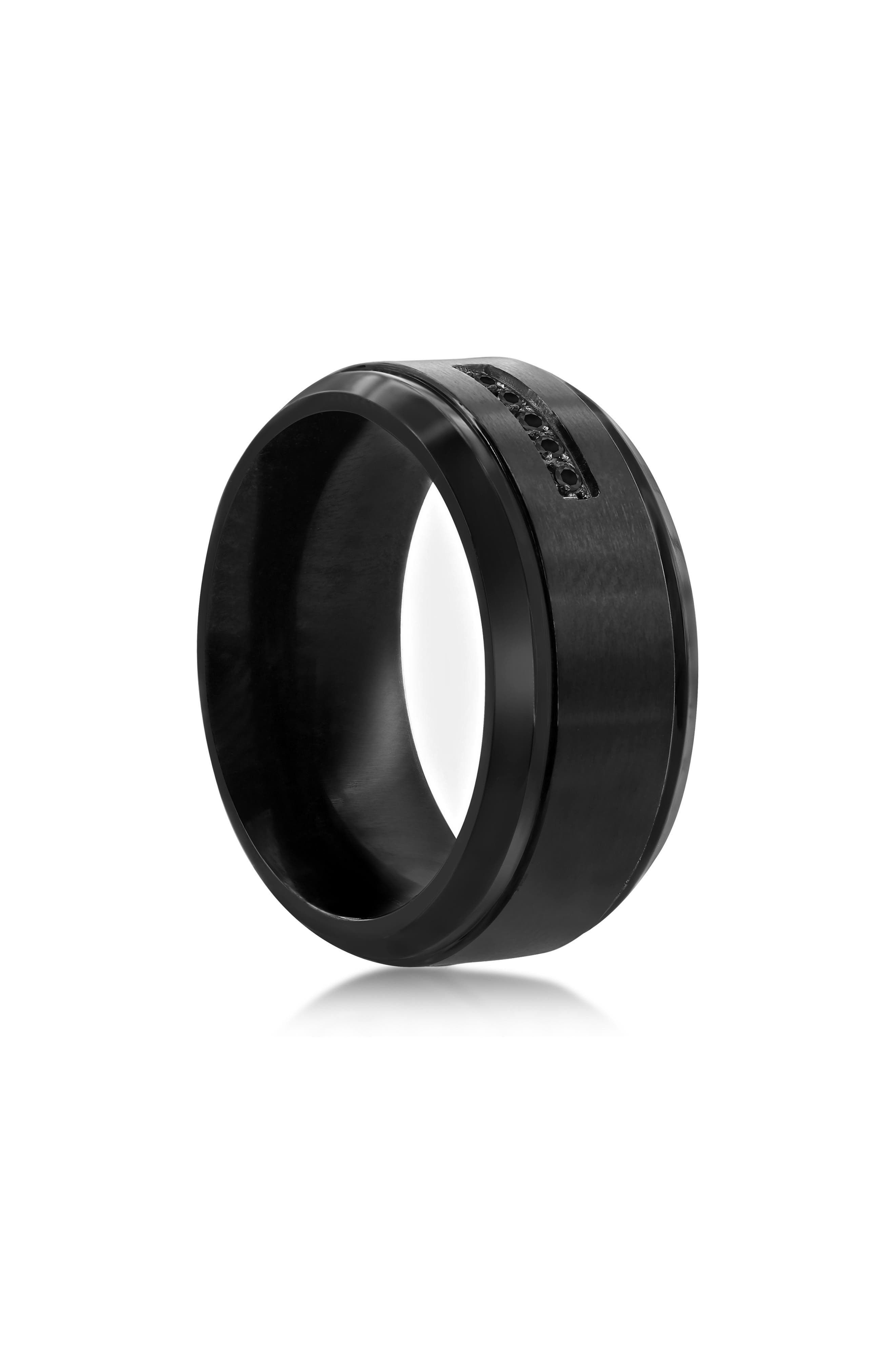 BLACKJACK Men's Cubic Zirconia Band Ring (Men) | Nordstromrack