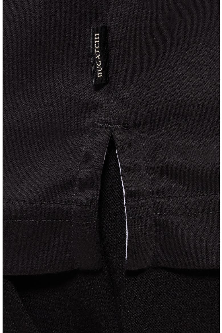 Tipped Pima Cotton Piqué Polo, Alternate, color, BLACK
