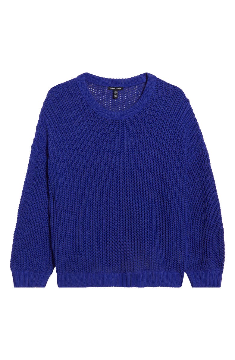 Eileen Fisher Crewneck Organic Cotton Sweater, Alternate, color,