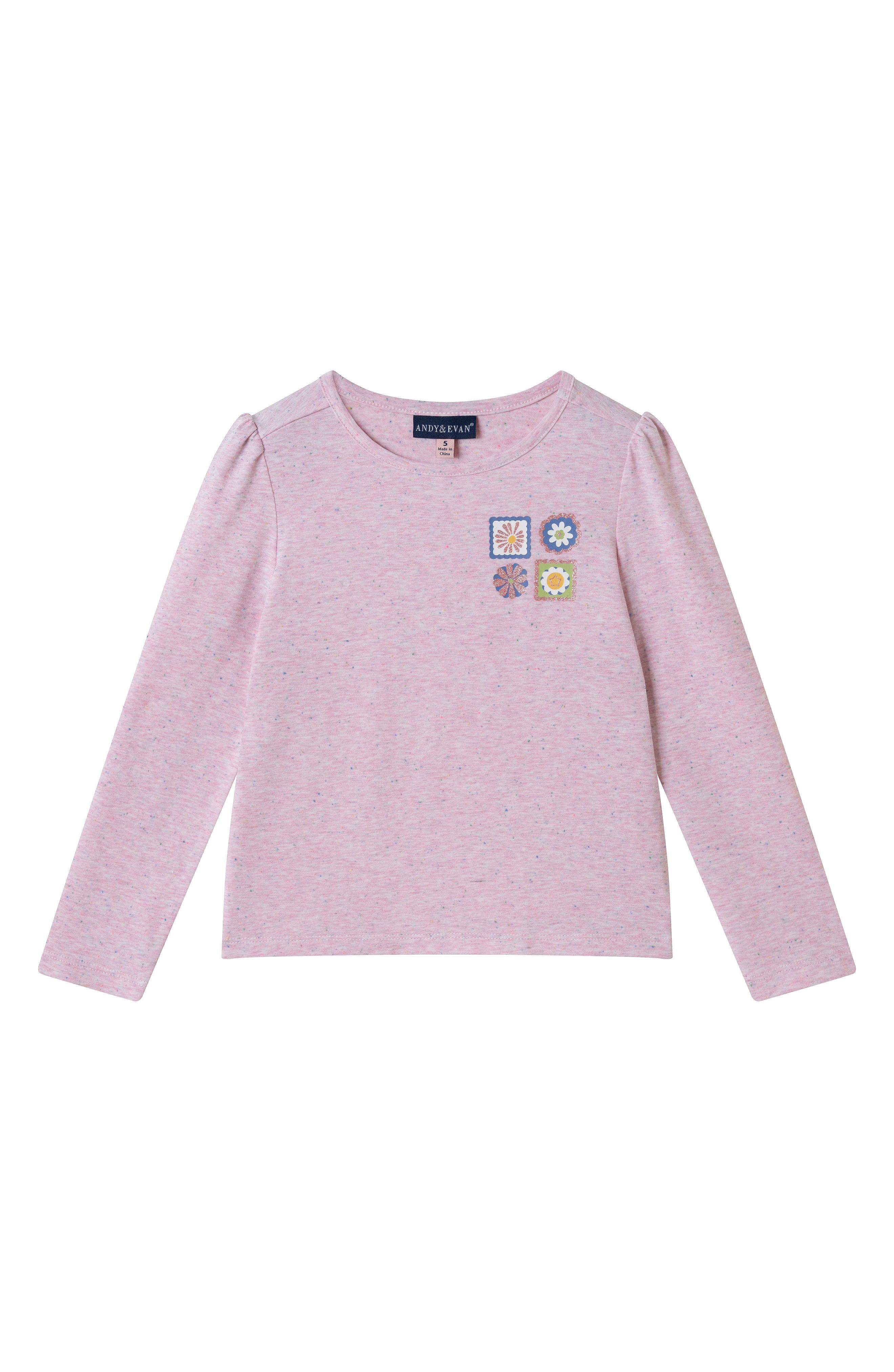 Andy & Evan Kids' Graphic Print Long Sleeve Top