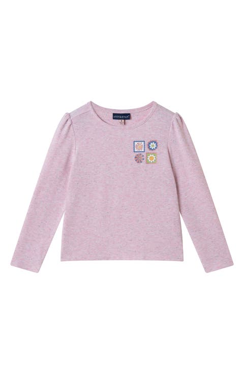 Kids' Graphic Print Long Sleeve Top (Toddler & Little Girl)