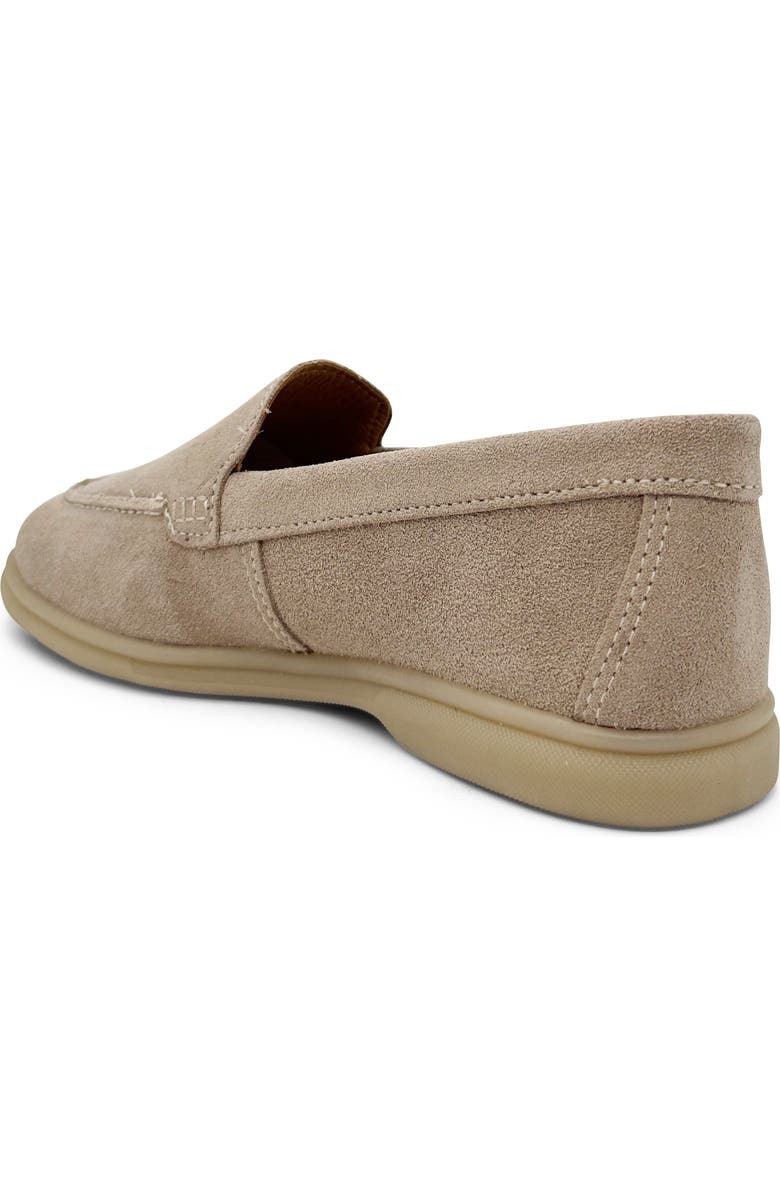 CHELSEA CREW Lama Suede Loafer, Alternate, color, Stone Suede