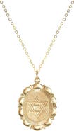 Outofoffice Star Of David Gold Charm Necklace