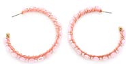 Panacea Crystal Hoop Earrings