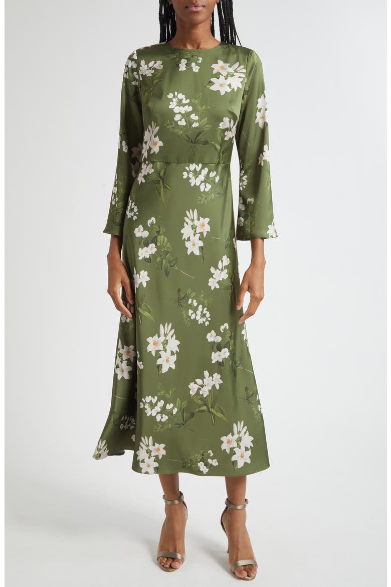 tyra taffeta midi dress Vestido Midi Tyra Taffeta - Vino