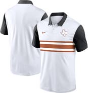 Nike Men's Nike White/Black Texas Longhorns Athletic Prep Alt Logo Vapor Performance Polo