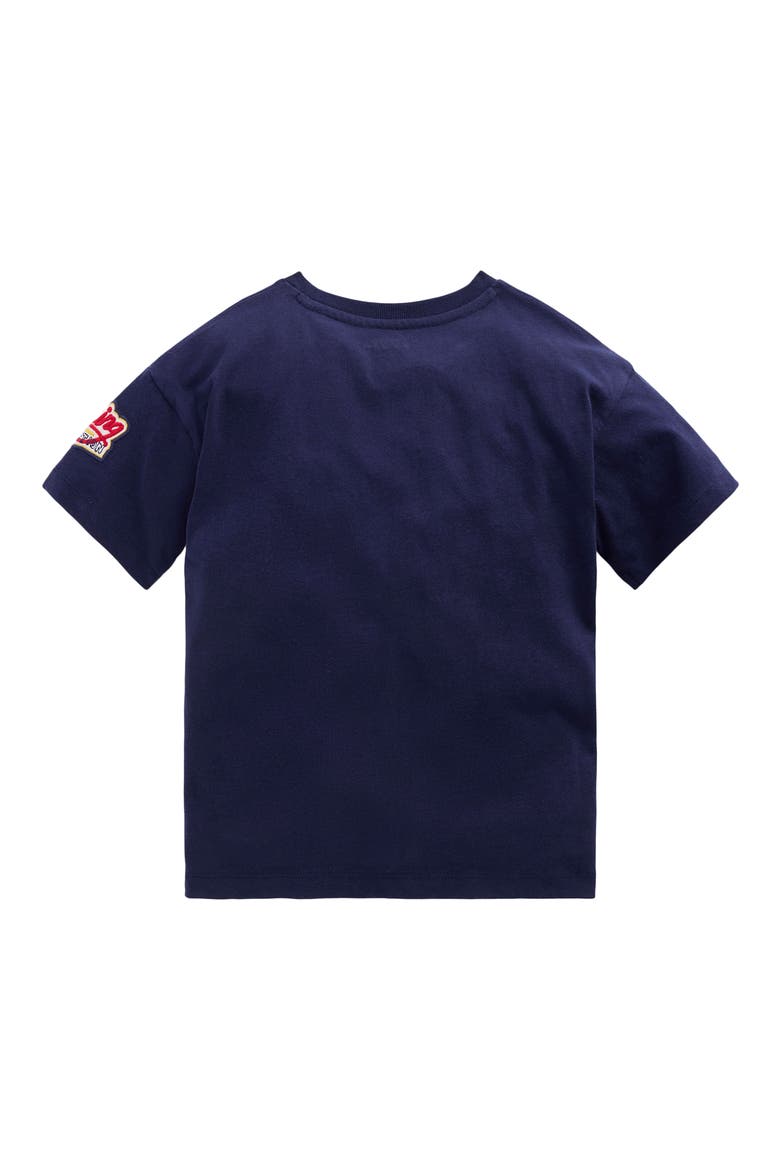 Kids' Short Sleeve Badge T-Shirt, Alternate, color, NAVY CARS