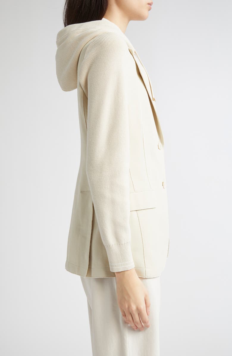 Eleventy Cotton Blend Blazer with Hooded Bib, Alternate, color,