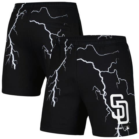 Men's PLEASURES  Black San Diego Padres Lightning Shorts