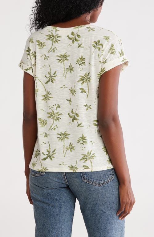 Shop Lucky Brand Side Tie Hem Graphic T-shirt