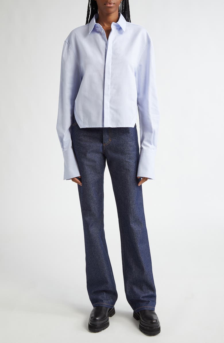 K.NGSLEY Gender Inclusive Fill Him Denim Jeans, Alternate, color, Indigo