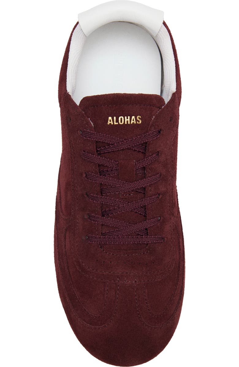 ALOHAS TB.24 Sneaker, Alternate, color, Suede Burgundy
