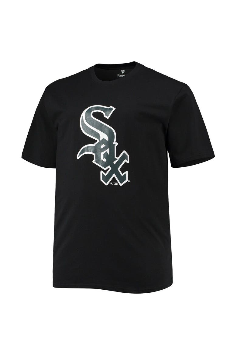 Men's Fanatics Branded Tim Anderson Black Chicago White Sox Big & Tall Logo T-Shirt, Alternate, color, Black