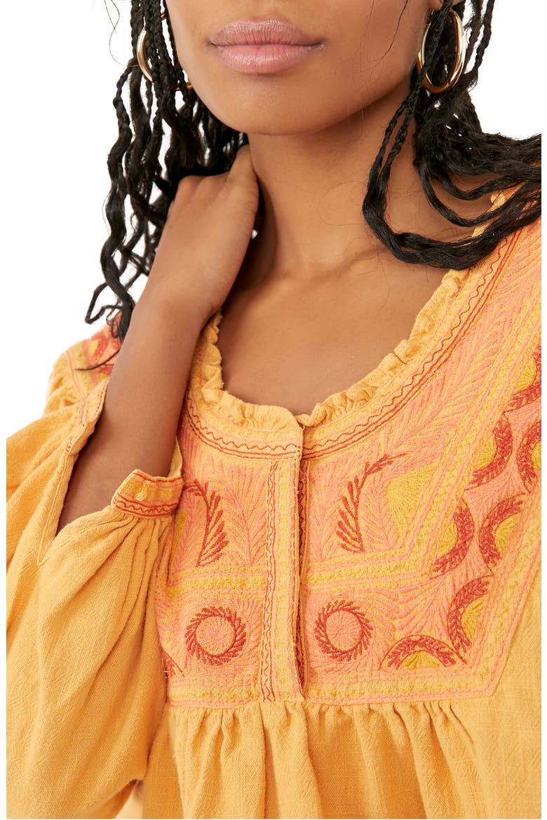 Iggie Embroidered Blouse, Alternate, color, CAIRO COMBO
