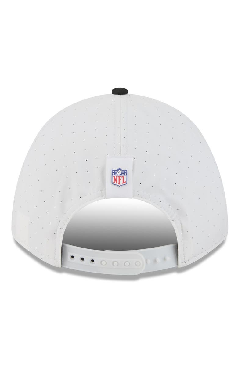 New Era Men's New Era White/Black New Orleans Saints 2025 NFL Training Camp A-Frame 9FORTY Adjustable Hat, Alternate, color, White
