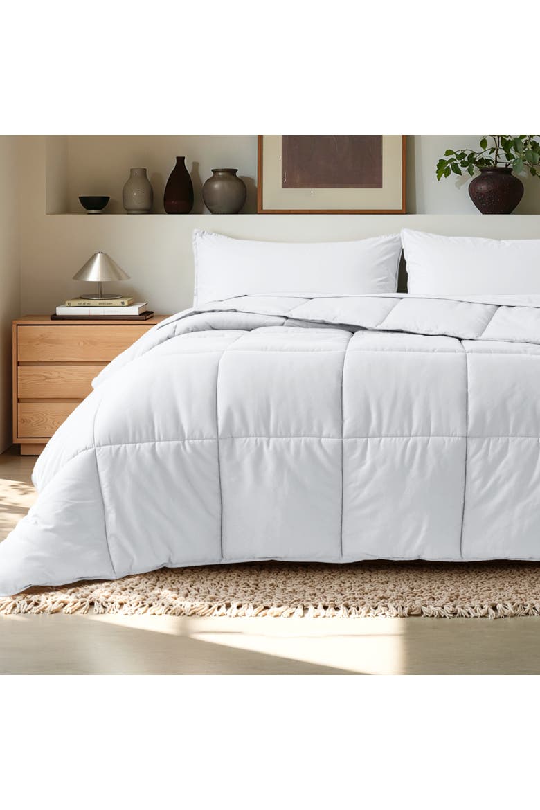 All-Season Comforter Set - Oversized Queen, Alternate, color, White