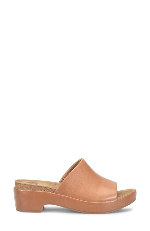 Söfft Cass Platform Slide Sandal In Sand