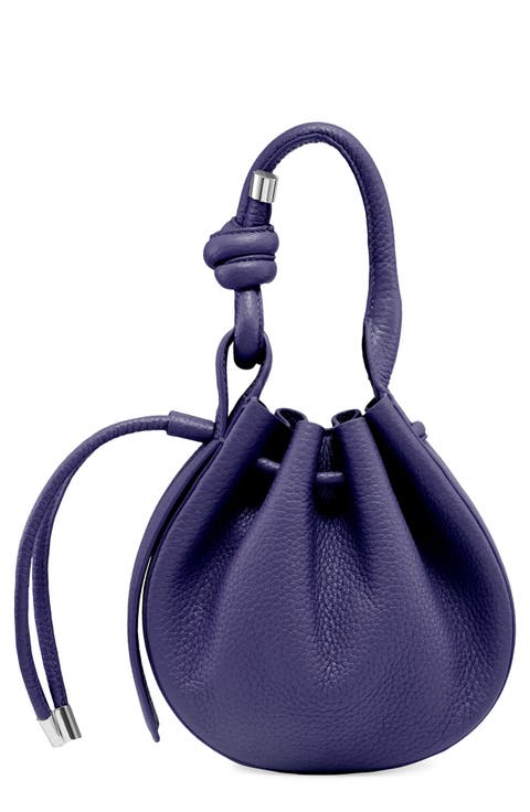 Mini Ina Pebble Leather Crossbody Bag
