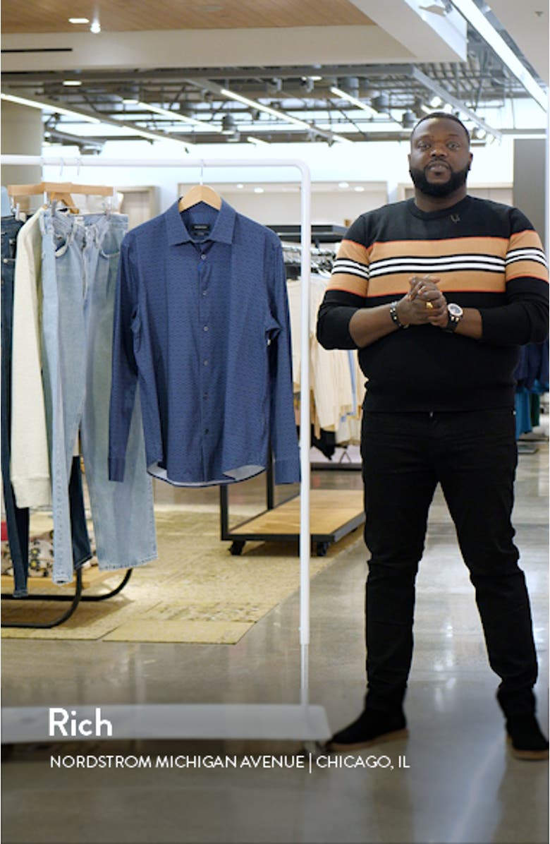 James OoohCotton<sup>®</sup> Mandala Print Button-Up Shirt, sales video thumbnail