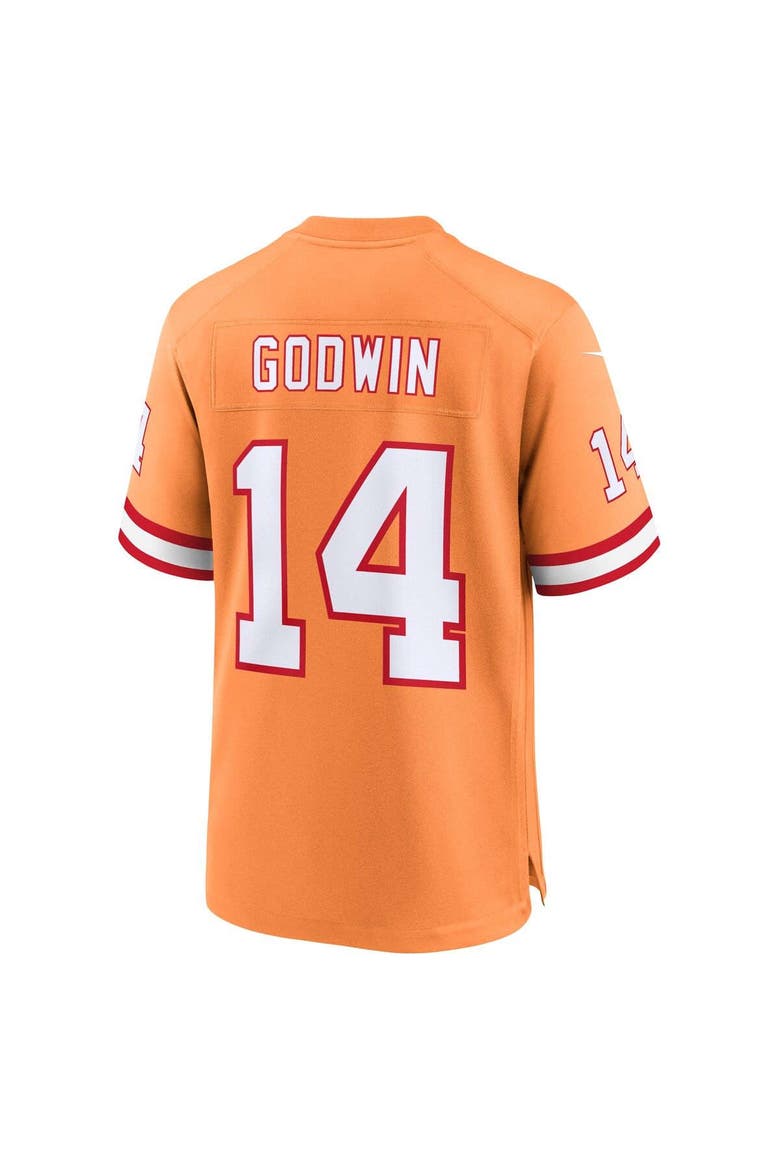 Men's Nike Chris Godwin Orange Tampa Bay Buccaneers Throwback Game Jersey, Alternate, color, Orange